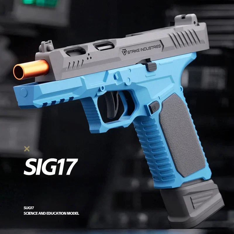 Continuous Firing SIG17 Pistol | Shell Ejecting Toy Gun