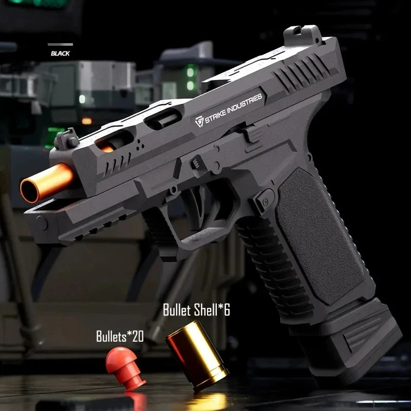 Continuous Firing SIG17 Pistol | Shell Ejecting Toy Gun