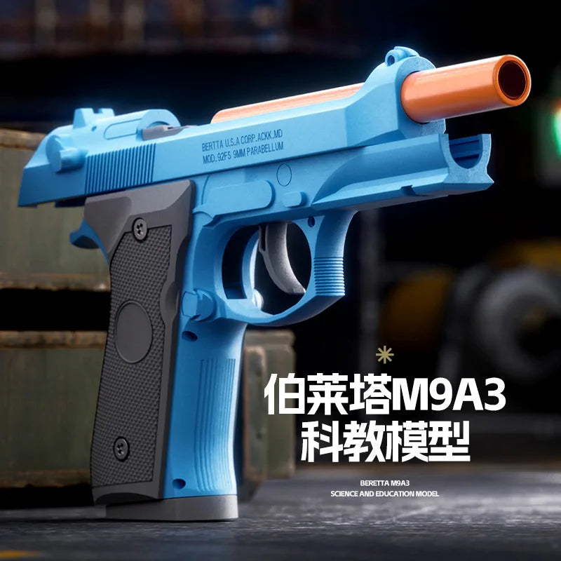 Continuous Firing SIG17 Pistol | Shell Ejecting Toy Gun