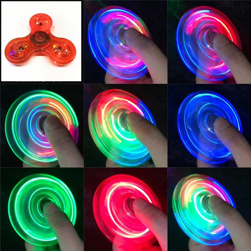 Glow-in-the-Dark LED Fidget Spinner | Stress Relief & Fun