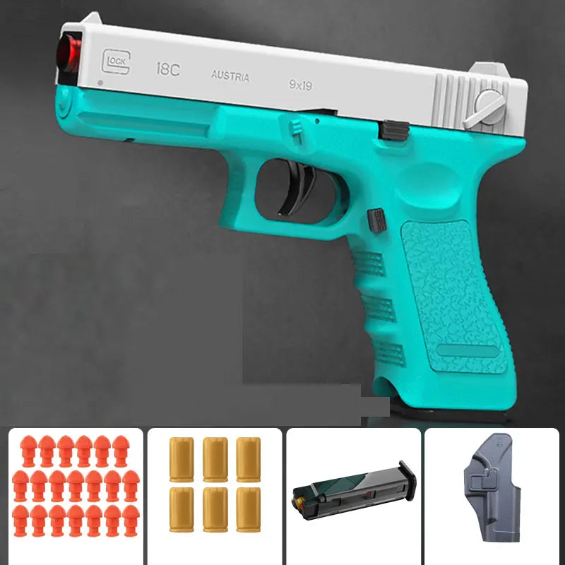 Automatic Shell Ejection Toy Gun | Realistic Action for Kids