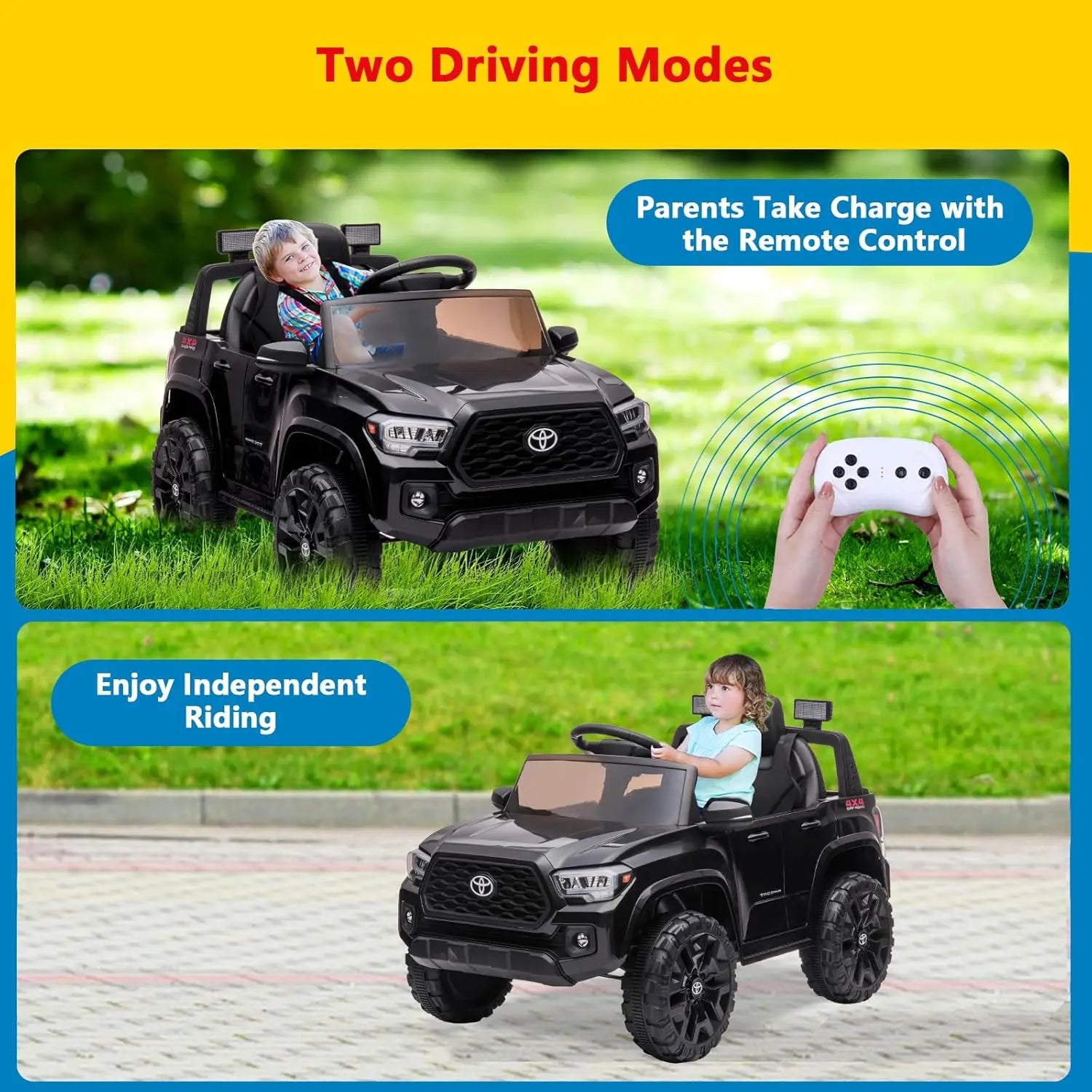 12V Electric Ride-on Truck Toy | Kids' Adventure Vehicle