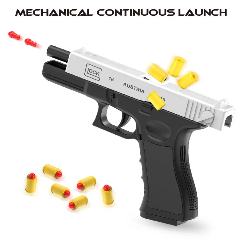 Automatic Shell Ejection Toy Gun | Realistic Action for Kids