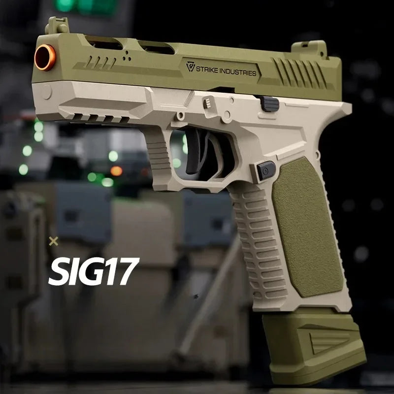 Automatic SIG17 Pistol | Shell Ejecting Toy for Realistic Play