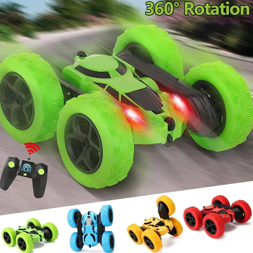 Double-Sided RC Stunt Car | 360° Rotation & Extreme Action