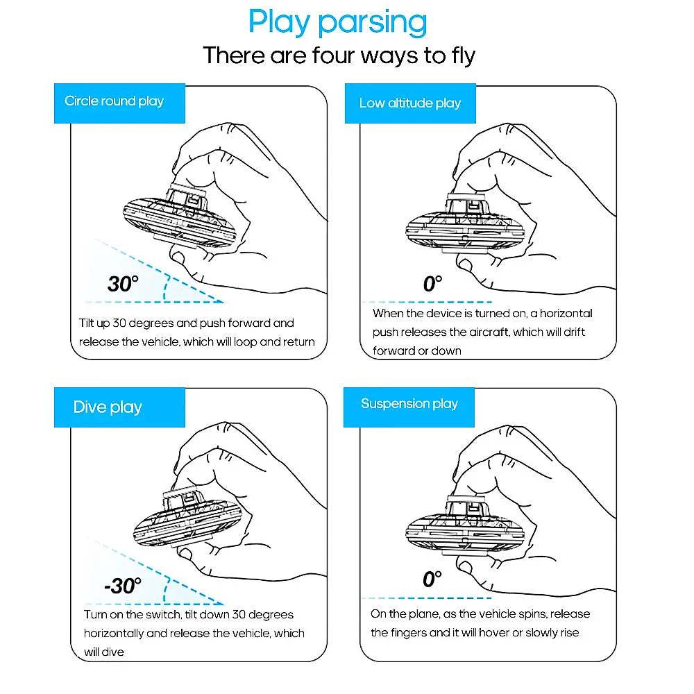 Flying Spinner UFO Toy | Interactive Hovering Fun for All Ages