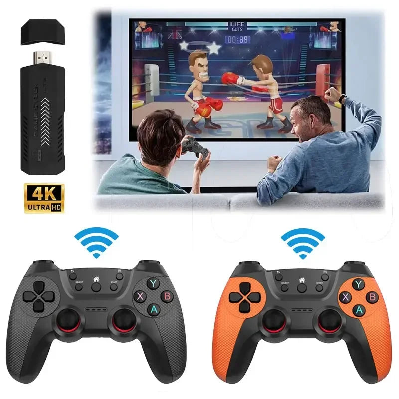 4K Retro Game Console Stick