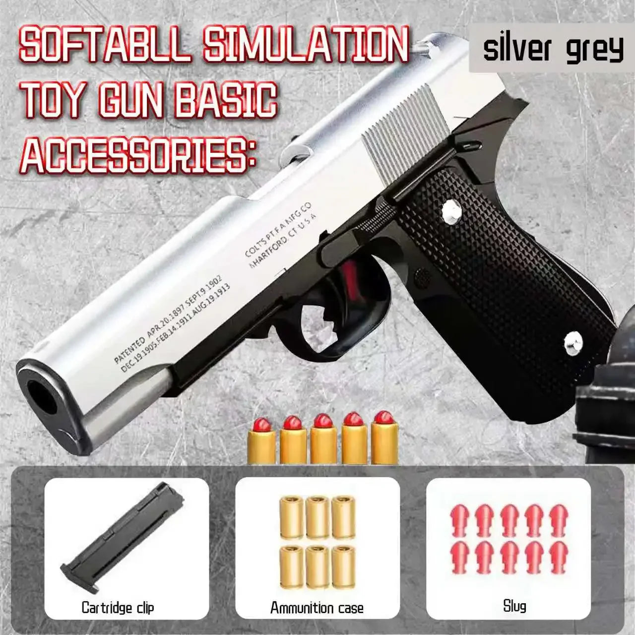 Automatic Desert Eagle Toy Pistol | Realistic Action for Kids