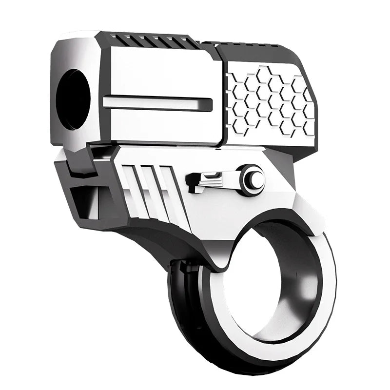 Alloy Gun Fidget Ring | EDC Fidget Spinner for Stress Relief