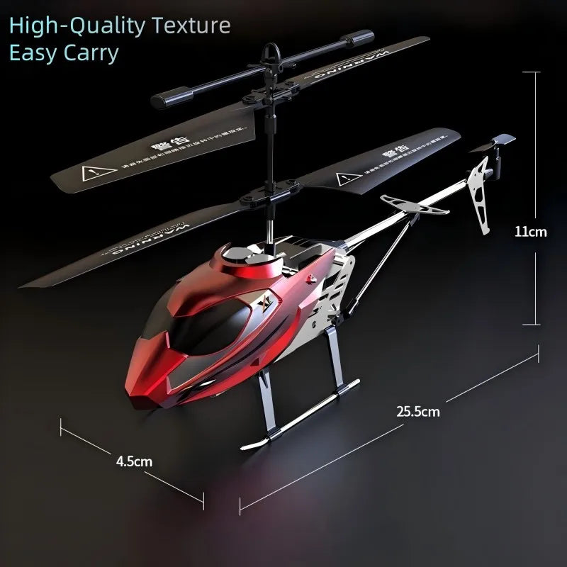 Drop-Resistant Alloy RC Helicopter