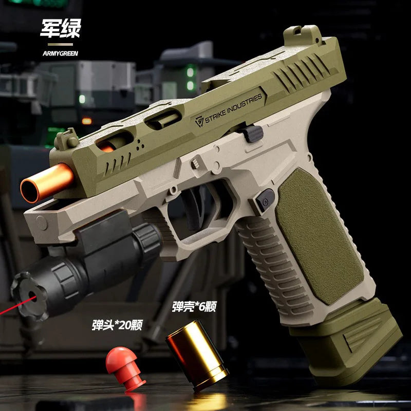 Automatic SIG17 Pistol | Shell Ejecting Toy for Realistic Play