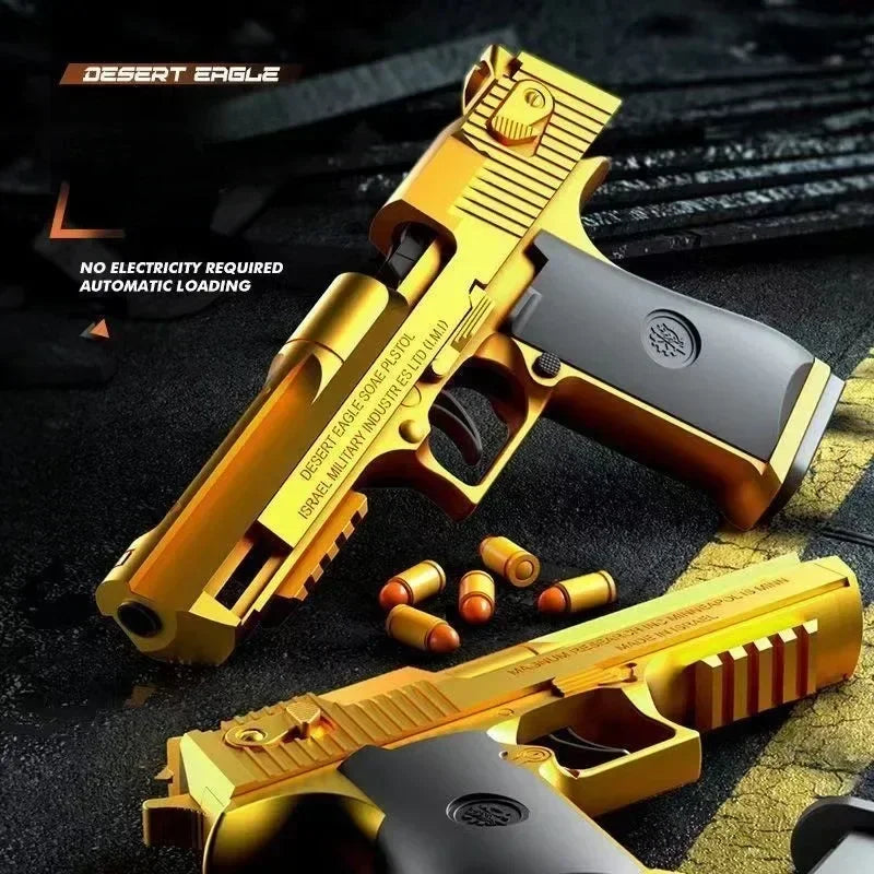 Automatic Desert Eagle Toy Pistol | Realistic Action for Kids