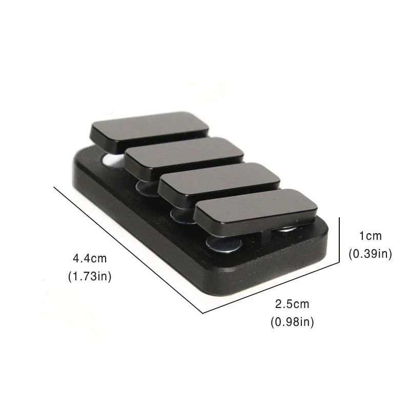 Black Piano Keys Fidget Clicker | EDC Fidget Toy for Focus