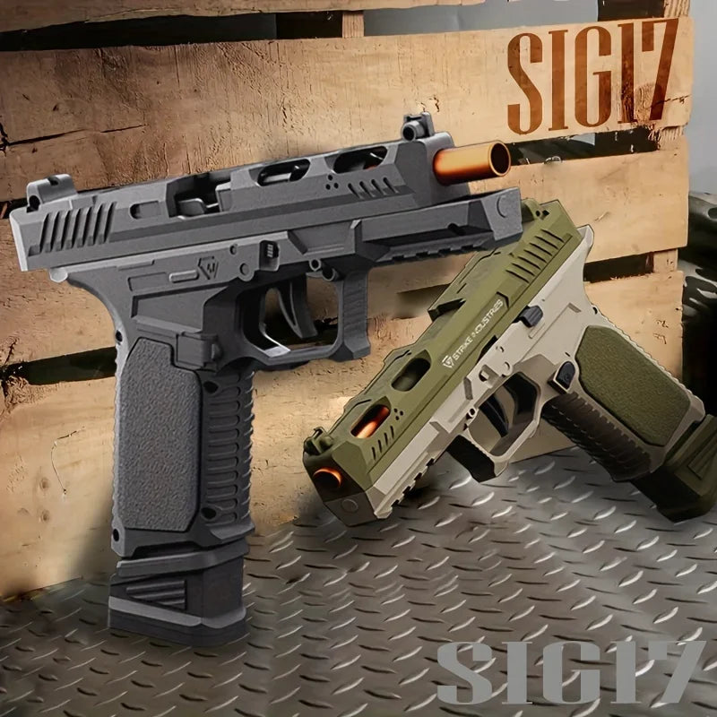 Automatic SIG17 Pistol | Shell Ejecting Toy for Realistic Play