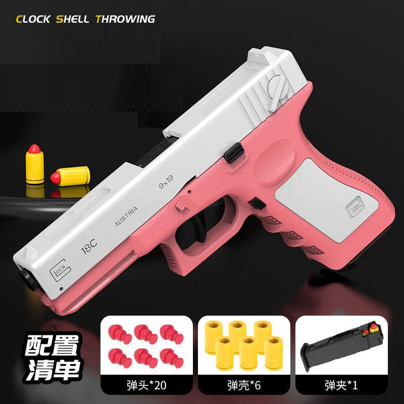 Automatic Shell Ejection Toy Gun | Realistic Action for Kids